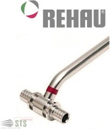 Трубка Т-образная  (нержавеющая) Rehau RAUTITAN для подключения радиаторов