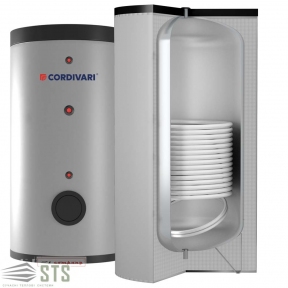 Бойлер 500 л BOLLY® 1 AP (1 збільшений ТО) WB (тверда незйомна ізол.) POLYWARM® Cordivari srl